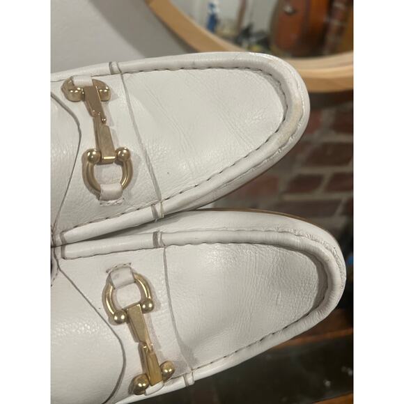 Born Women's Ardsley Preppy Loafer Leather White 8.5 Business Casual Officewear - Picture 4 of 11